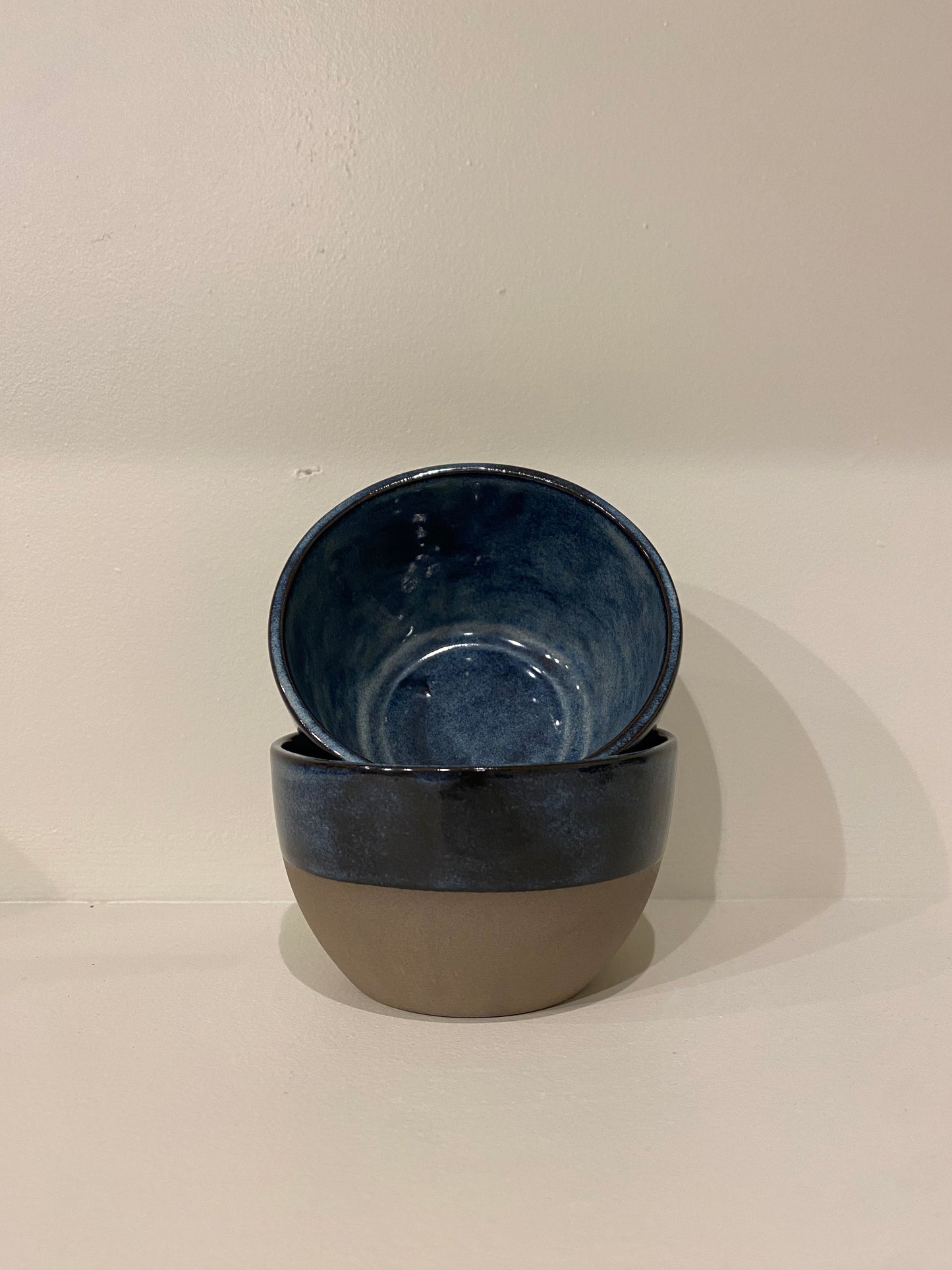 Teacup in colour Denim anthracite clay