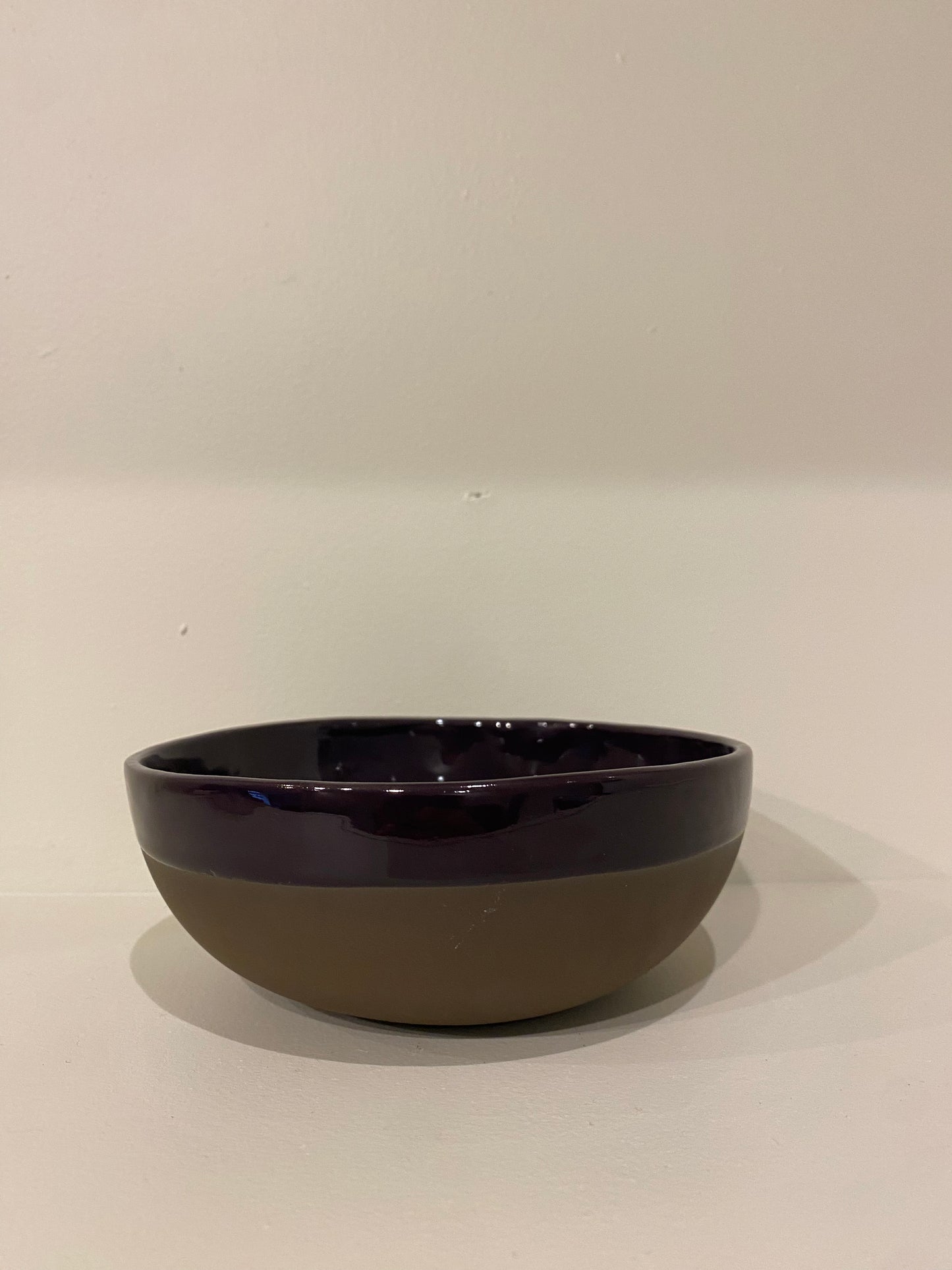 Breakfastbowl in Aubergine colour